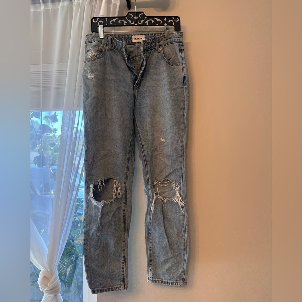 ROLLA'S Miller Skinny Jeans in Light Blue